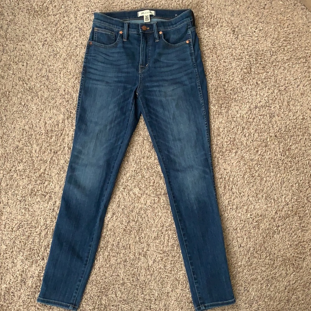 Madewell 10" High-Rise Skinny Jeans in Danny Wash: TENCEL™ Denim Edition